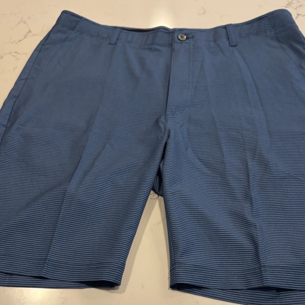 Pebble Beach Men's Navy Flat Front Shorts